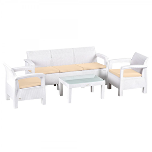 Holiday Amazon Balkon Takımı Beyaz