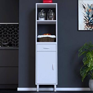 Vio Mutfak Dolabı 1 Kapak, 1 Raf, 1 Çekmece Alt, 2 Boş Göz Üst Modül (40 Cm Genişlik) 40 cm