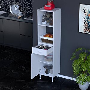 Vio Mutfak Dolabı 1 Kapak, 1 Raf, 1 Çekmece Alt, 2 Boş Göz Üst Modül (40 Cm Genişlik) 40 cm