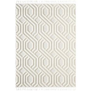 Loop Lp024w Gri Halı Dekoratif Sisal Yumuşak Bukleli Tozsuz Salon Halısı Yatak Odası Iskandinav 200x290 cm