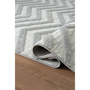 Loop Lp023g Gri Halı Dekoratif Sisal Yumuşak Bukleli Tozsuz Salon Halısı Yatak Odası Iskandinav 200x290 cm