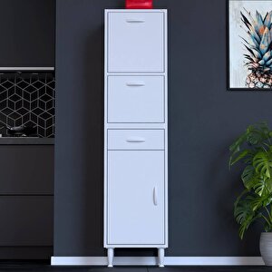 Vio Mutfak Dolabı 1 Kapak, 1 Raf, 1 Çekmece Alt, 2 Kapak Üst Modül (50 Cm Genişlik) 50 cm