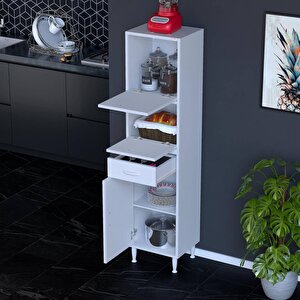 Vio Mutfak Dolabı 1 Kapak, 1 Raf, 1 Çekmece Alt, 2 Kapak Üst Modül (50 Cm Genişlik) 50 cm