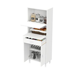 Vio Mutfak Dolabı 2 Kapak, 1 Raf, 1 Çekmece Alt, 2 Kapak Üst Modül (55 Cm Genişlik)