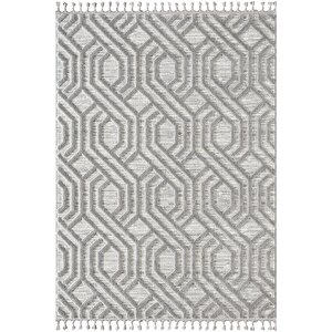 Loop Lp024g Gri Halı Dekoratif Sisal Yumuşak Bukleli Tozsuz Salon Halısı Yatak Odası Iskandinav 80x300 cm