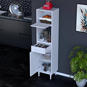 Vio Mutfak Dolabı 1 Kapak, 1 Raf, 1 Çekmece Alt, 1 Kapak, 1 Boş Göz Üst Modül (50 Cm Genişlik) 50 cm