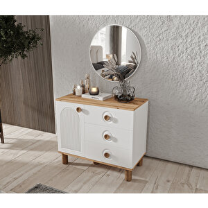 Guneystore Ücretsiz Montaj - Rosa 6 Kapaklı Komple Mdf Yatak Odası Takımı