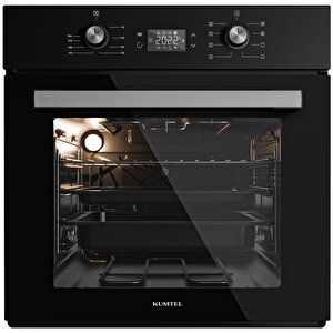 Siyah İndüksiyon Ocaklı Ankastre Set