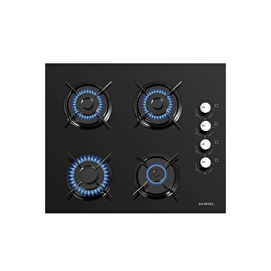 Siyah Aspiratörlü Home Ankastre Set