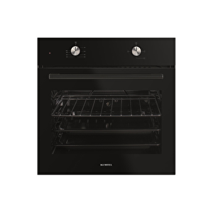 Siyah Aspiratörlü Home Ankastre Set