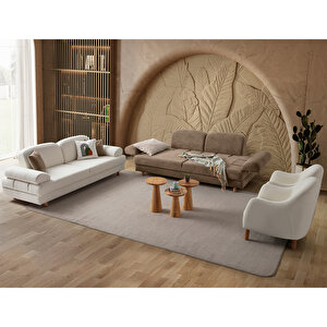 Eymense Aries Yataklı Sandıklı Koltuk Takımı 3+3+1+1 Kahverengi