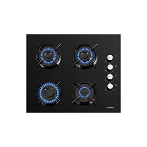 Siyah Aspiratörlü Dizayn Ankastre Set