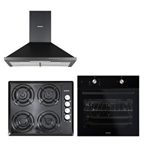 Siyah Basic Ankastre Set