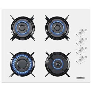 Home Basic Beyaz Cam Ankastre Set