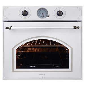 Rustik Beyaz Cam Ankastre Set