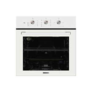 Beyaz Aspiratörlü Dizayn Ankastre Set