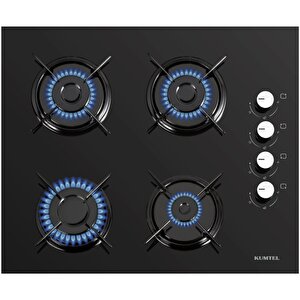 Siyah Cam Digital / Dokunmatik Ankastre Set - 8 Prog