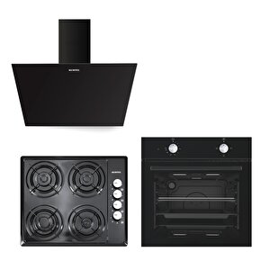 Di̇nami̇k Si̇yah Ankastre Set