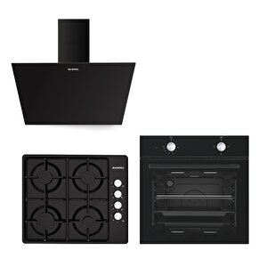 Di̇nami̇k Si̇yah Ankastre Set