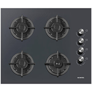 Plus Antrasit Cam Ankastre Ocak Ko-40 Tahdf