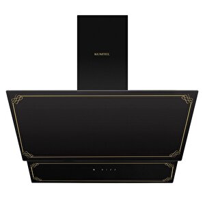 Rustik Siyah Cam Davlumbaz Da6-835