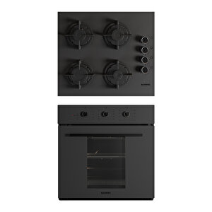 2'li Magic Cam Ankastre Set (fırın-ocak)