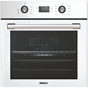 Dijital 2\'li Beyaz Ankastre Set (fırın-ocak)