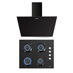 2\'li Dinamik Siyah Ankastre Set