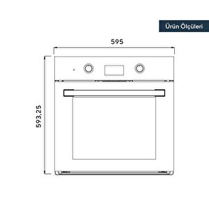 Beyaz 2 Li Set Fırın-davlumbaz