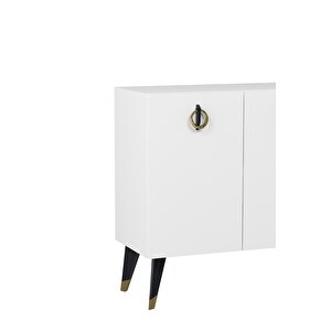 8217-32ct Kb150 Konsol,tv Üni̇tesi̇ BEYAZ-SİYAH-ALTIN