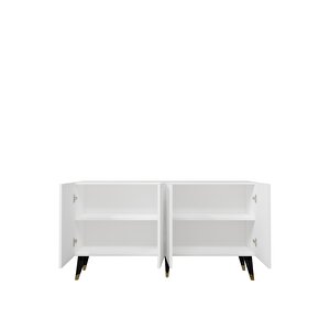 8217-32ct Kb150 Konsol,tv Üni̇tesi̇ BEYAZ-SİYAH-ALTIN