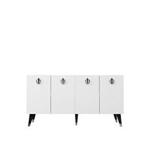 8217-32ct Kb150 Konsol,tv Üni̇tesi̇ BEYAZ-SİYAH-GÜMÜŞ Beyaz-Gümüş