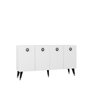 8216-32ct Kb150 Konsol,tv Üni̇tesi̇ BEYAZ-GÜMÜŞ-SİYAH