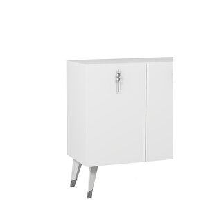 8218-32ct Kb150 Konsol,tv Üni̇tesi̇ BEYAZ-GÜMÜŞ