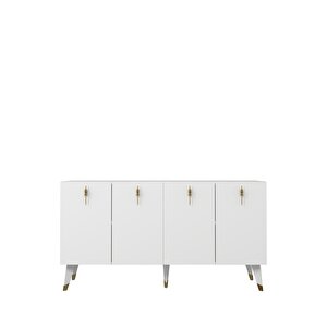 8218-32ct Kb150 Konsol,tv Üni̇tesi̇ BEYAZ-ALTIN Beyaz-Altın