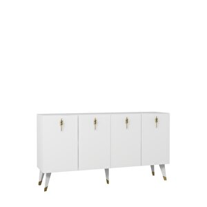 8218-32ct Kb150 Konsol,tv Üni̇tesi̇ BEYAZ-ALTIN