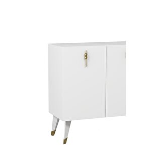 8218-32ct Kb150 Konsol,tv Üni̇tesi̇ BEYAZ-ALTIN