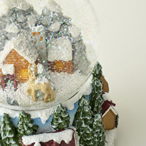 Snow Ball Yılbaşı Kar Küresi (11x11x15 cm)