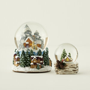Snow Ball Yılbaşı Kar Küresi (11x11x15 cm)