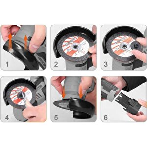 Pag-4121 Şarjlı Avuç Taşlama Kompakt Ve Taşınabilir Tasarım