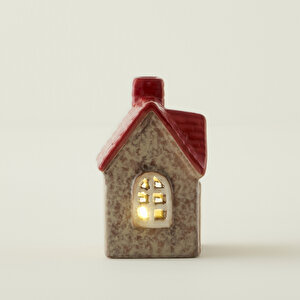 Home Yılbaşı Ledli Aydınlatma Kırmızı (10x7x11 cm)