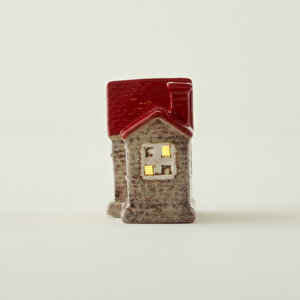 Home Yılbaşı Ledli Aydınlatma Kırmızı (10x7x12 cm)