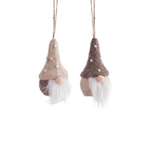 Yılbaşı Süsü Jimmie Noel Baba 2li H12,5cm