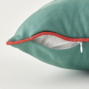 New Year Yılbaşı Kırlent Kılıfı Yeşil (35x50 cm)