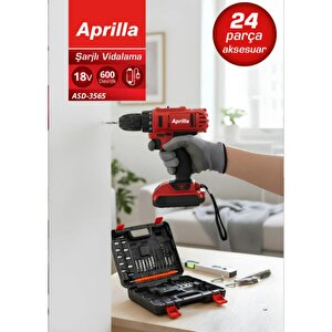 Asd-3565 Şarjlı Vidalama 24 Parça Aksesuar Seti