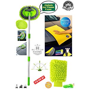Araba Yikama Eki̇pmanlari 3 Lü Set Profesyonel Mi̇krofi̇ber Çi̇zmez
