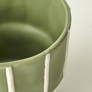 Ruvia Saksı Yeşil (13x13x13 Cm) Yeşil