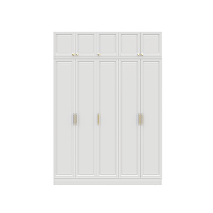 Guneystore Milas Gold 5 Kapaklı Komple Mdf Yüklüklü Gardırop