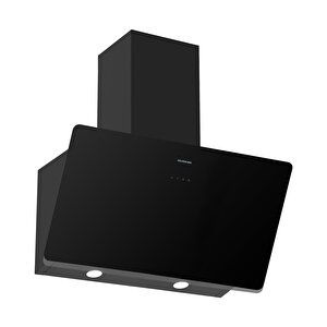 Silverline Bo6504b01 - Cs5343b01 - 3457 Soho 60 Siyah Cam Ankastre Set