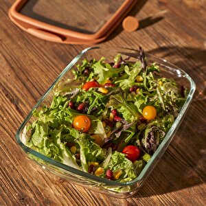 Sandy Cam Fırın Kabı Kahverengi (1600 Cc) Kahverengi